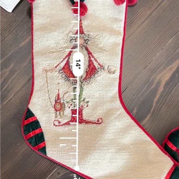 Patience Brewster Santa Christmas Stocking - Picture 4 of 4